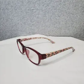 Im1276r200as Isaac Mizrahi Im30048 Red Floral Womens Eye Glasses 51-17-132 Frames Only