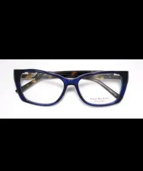 Im30020 Isaac Mizrahi Im30057 Eyeglasses Frames Womens Blue Full Rim Square Trendy