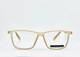 Italia Independent 5600 041 Tan Unisex Square Full Rim Eyeglasses 53-14-140 B 40
