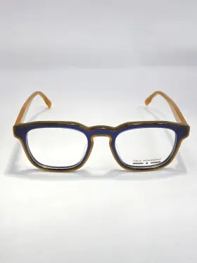 Italia Independent 803926579380 Blue Beige Eyeglasses Glasses Frames 49-20-145 Beta Blcm New