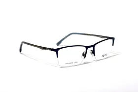 Iz-2099 Izod Matte Black Metallic Rectangular Glasses Italy Iz 2109 55 17 145 B204