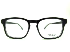 Iz2071 Izod Black 52 X 17 140 Mm Mens Eyeglass Frame