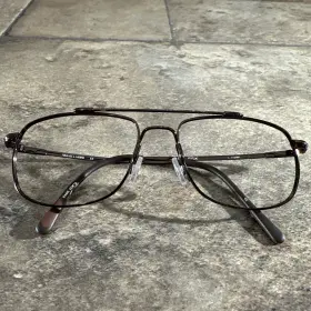 55-16-140-40 Izod X501 Pfx Brown Eyeglasses Frames Full Rim Metal Korea
