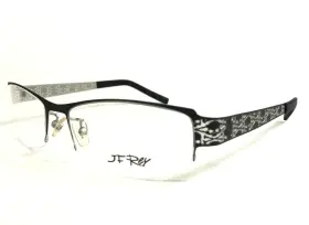 58-16-133 J.f. Rey Jf2521 Eyeglasses Frames 0013 Black Silver Webbed Lace Skulls
