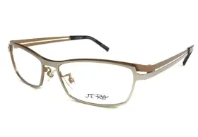 55-16-140 J.f. Rey Jf2641 Eyeglasses Frames 1355 Matte Silver Gold Rectangle