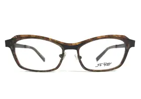 52-17-143 J.f. Rey Jf2653 J.f Eyeglasses Frames 9300 Tortoise Glitter Brown Black