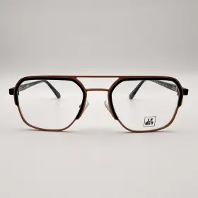 Jf3032 J.f. Rey 3343 Carbon Wood Brick Orange And Khaki Eyeglasses 55mm New