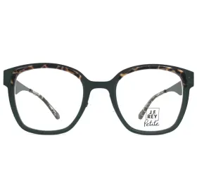 Pm096-9247 J.f. Rey J. F. Petite Eyeglasses Frames Pm096 9247 Green Leopard Print 48-21-140