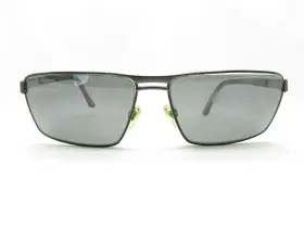 Filter3 Jaguar Rectangular Silver Sport Wrap Eyeglasses Frame Only 64-135 120133