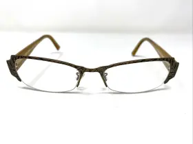 51-17-142 Jean Lafont France Sherie 571 Light Brown Eyeglasses Frame M49