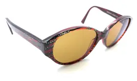 Onde-6025 Jean Lafont Onde 6025 Red Gold Cat Eye Eyeglasses Frames 51-16 138 France Women