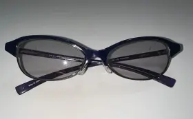 58-0053 Jean Paul Gaultier Vintage Jpg Purple Cat Eye Frames Sunglasses Japan