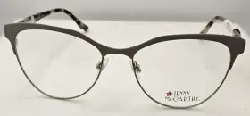 54-17-135 Jenny Mccarthyy 114m Mccarthy Jm Taupe Eyeglasses Frame No Case J16