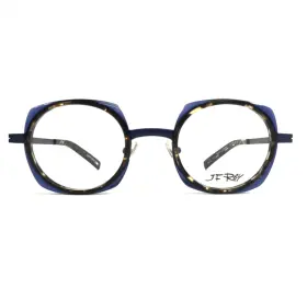 45-23-137 Jf Rey Jf2717 Eyeglasses Frames 9020 Demi Blue Brown Tortoise
