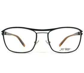 53-19-145 Jf Rey Jf2816 Eyeglasses Frames 0060 Black Orange Square Semi Rimmed