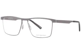 Jhane Barnes 715317090759 Contiguam Gm Eyeglasses Frame Mens Gunmetal Full Rim 56mm