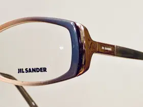 Js2726 Jil Sander New 2016 Htf 316 Grey Havana On Gold Women S Eyeglasses Italy