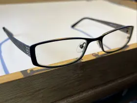 48-17-130 Jill Stuart 186-2 Eyewear Js005-2 Black Eyeglasses Metal Frames Only