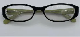 50-17-130 Jill Stuart 189a-1 Eyeglass Frames Only Js Black And Green