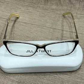 Jill Stuart 320-2 Eyeglasses Frame Js Unisex Black Full Rim Rectangle 53-14-135