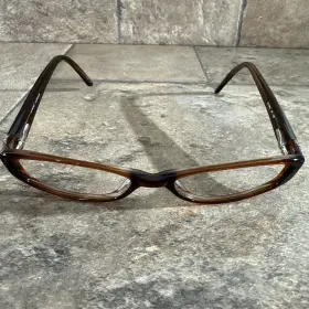 Jill Stuart J984 Js 160-2 Brown Crystal Petite Flex Eyeglasses Frames 51-16-130-25