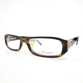 53-16-135 Jill Stuart Js-270 Js 270-1 Brown Womens Rectangular Full Rim Eyeglasses