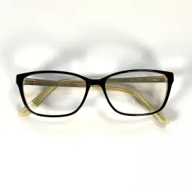 53-14-135 Jill Stuart Js-320-2 Js 320-2 Eyeglasses Frame Only Black/gold Full Rim Womens