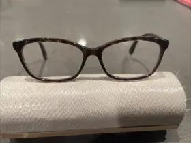 Jc140 Jimmy Choo Ly6 Stripped Glitter Brown 53/16/140 Womens Eyewear Frame