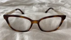 Jc160 Jimmy Choo Bhz Havana 140 Womens Eyewear Glasses Frames Preowned Jc160 Jimmy Choo Bhz Havana 140 Womens Eyewear Glasses Frames Preowned