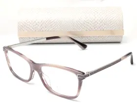 52-15-145 Jimmy Choo Jc268/g Hr5 Rectangle Havana Grey Violet Eyeglasses Frames