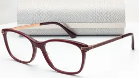 Jc269-lhf Jimmy Choo Jc269 Lhf Burgundy Rectangle Womens Eyeglasses 52mm
