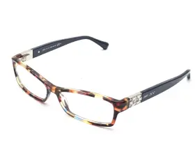 Jc41-9dt Jimmy Choo Jc41 9dt Rectangle Spotted Havana Blue Womens Eyeglasses 53mm