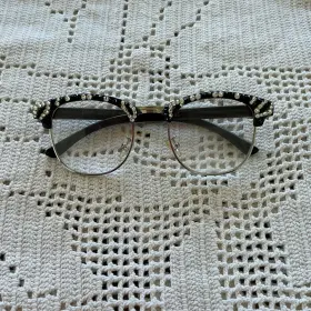 Jcr485 Jimmy Crystal New York Black Full Rim Eyeglass Frames
