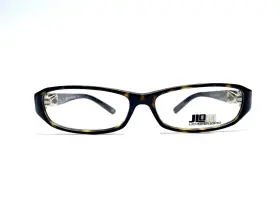 Jl229 Jlo Jennifer Lopez Brown Rectangular Cat Eye Rhinestone Glasses 54 14 130