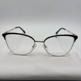 Jn-3028 Jo Noella Eyewear Black And Gold Eyeglasses Frame 54/17/140mm #318