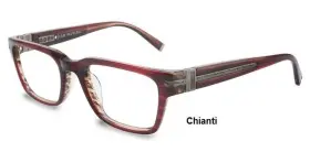 55-20-145 John Varvatos 751286235784 New Mens Rx Eyeglasses Frame - V350 Chianti Red Uf