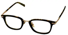 John Varvatos 751286317602 Mens Eyeglass Soft Square Black Tortoise Plastic V405 48mm