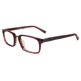 V359-0chi-52 John Varvatos Mens Rectangular 52mm Eyeglasses Frames Chianti Red V359-0chi