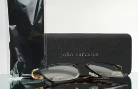 52-18-145 John Varvatos Vjv189 Black Mens Square Full Rim Eyeglasses B 40