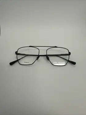 51-17-145 John Varvatos Vjv190 New Eyeglasses Black Mens Full-rim Geometric