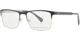 Vjvc009540nav John Varvatos Mens Navy Browline Square Eyeglass Frames -