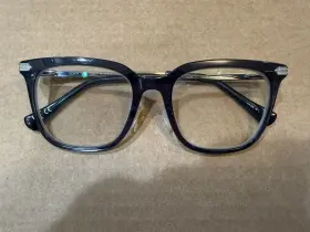 51-19-145 John Varvatos Vjvc015 Eyeglasses Frame Mens Blue Rectangular Full Rim