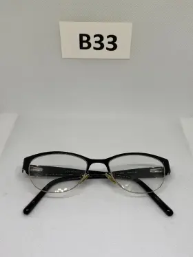 48-17-135 Jones New York Dvj945 Black Women Half Rim Eyeglasses Frames