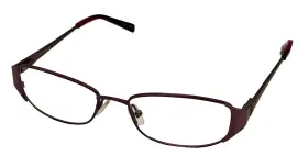 J472 Jones New York J135 Womens Metal Rectangle Eyewear Frame Purple 52mm