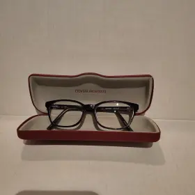 J228 Jones New York Purple Tortoise Rectangular Authentic Eyeglasses 50-16 Frame