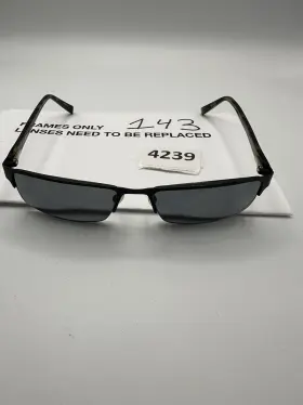 Jones New York J334 Nos Black Matte Half Rim Men S Eyeglasses Frame 55-17-145