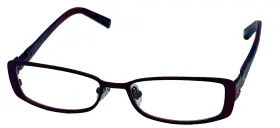 J474 Jones New York Men Ophthalmic Rectangle Metal Eyewear J474. Burgundy 52mm