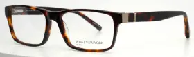 53-16-140 Jones New York J523 Tortoise Mens Rectangle Full Rim Eyeglasses B 35