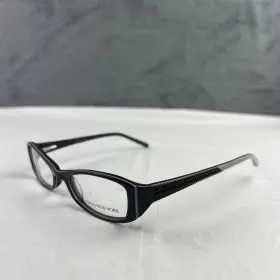 50-17-135 Jones New York J604 Brn Rectangle Eyeglasses Flex Hinges Unisex