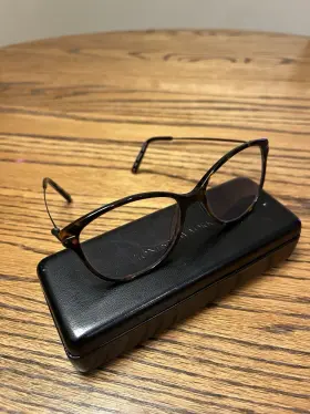 54-16-135 Jones New York J763 Eyeglass Frames With Case Tortoise Shell